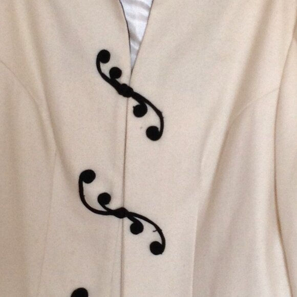 Dragon Silk Women's 100% Wool Short Coat Warm Winter Jacket Formal Business - Picture 2 of 8
